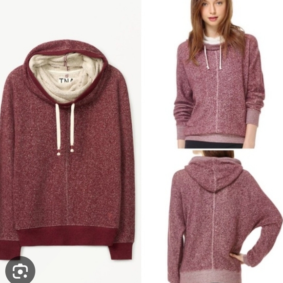 Aritzia CLIFTON TNA Cowl Neck Hoodie - Picture 10 of 10